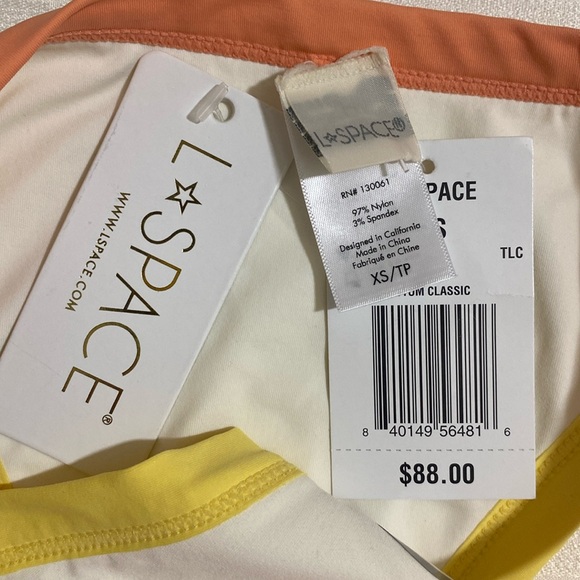 L*SPACE Women's VACAY BOTTOM CLASSIC Ribbed Bikini Bottom Size XS - Picture 3 of 3